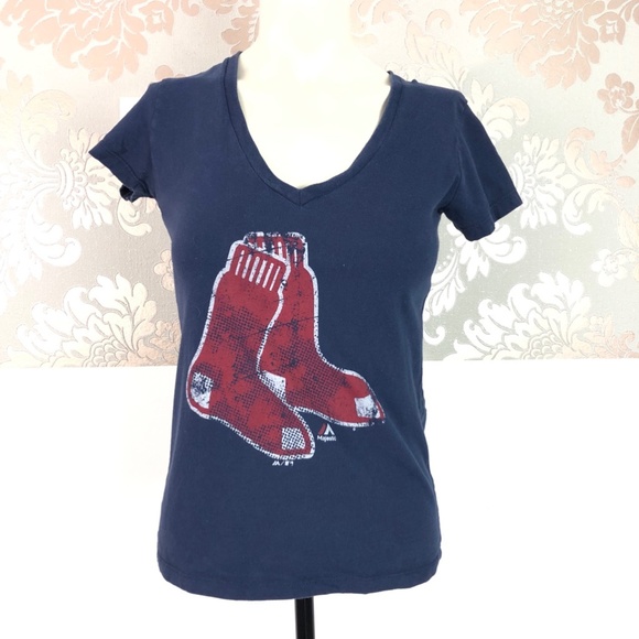 Majestic Tops - Majestic Boston Red Sox Short Sleeve Tee Sz Small